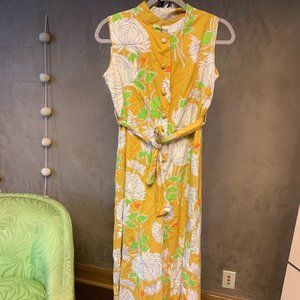 Vintage wide-leg jumpsuit size large